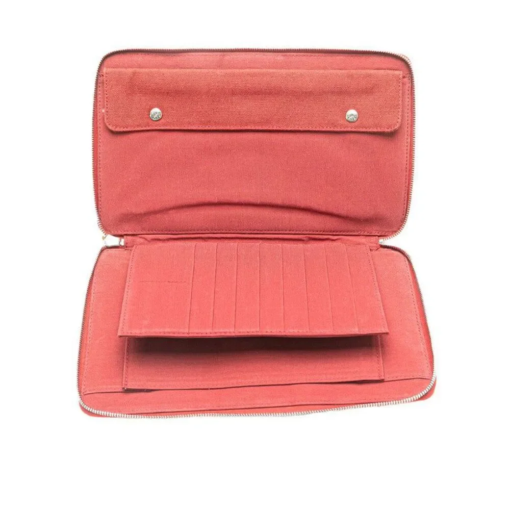 Hermes Fourre Tout Multi Purse GM Canvas Long Wallet